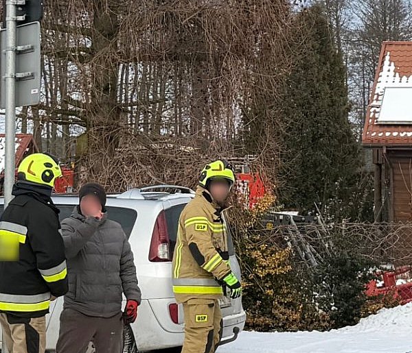 Zima atakuje kominy. Seria interwencji straży w powiecie pułtuskim-35389