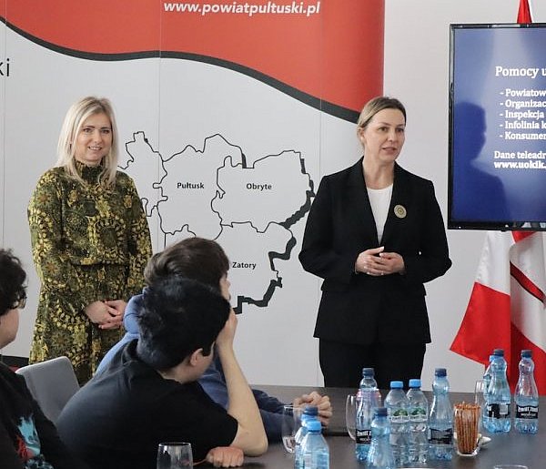 Spotkanie uczniów z Powiatowym Rzecznikiem Konsumentów