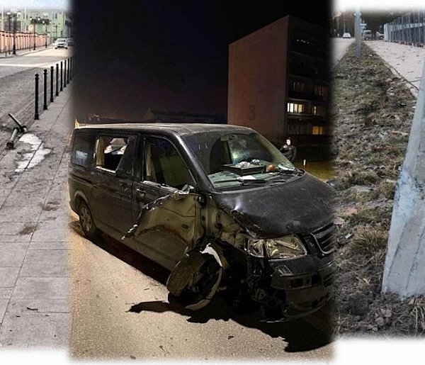 Wjechał na chodnik i uciekł! Dramatyczne sceny w Pułtusku