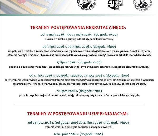 Oferta edukacyjna pułtuskich szkół ponadpodstawowych