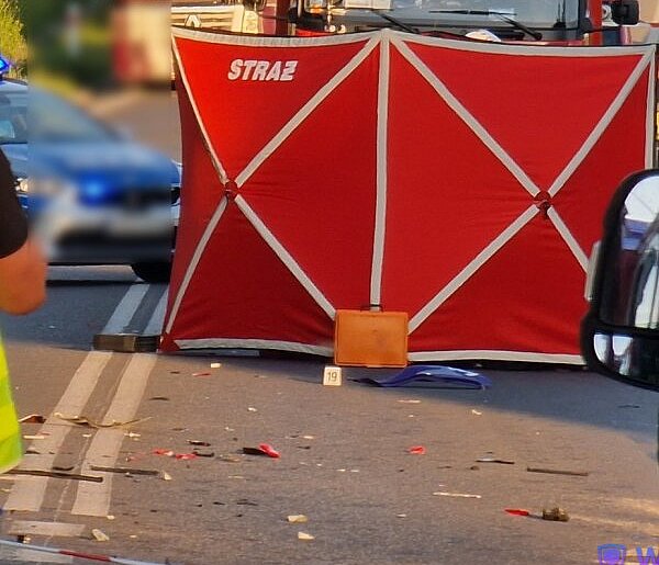 Tragedia pod Pułtuskiem. 24-letni motocyklista nie przeżył zderzenia