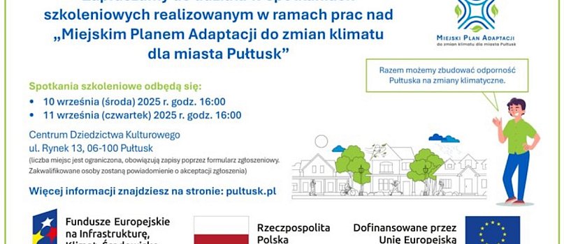 Miejski Plan Adaptacji do zmian klimatu dla miasta Pułtusk-197392