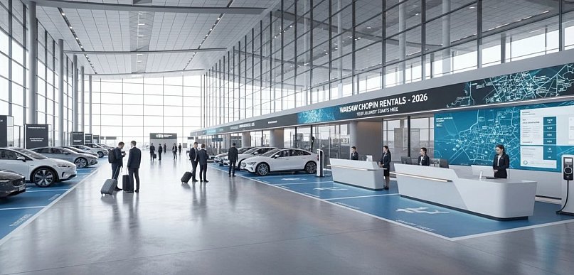 Wynajem samochodu na Lotnisku Chopina w 2026 roku: Na co zwrócić uwagę