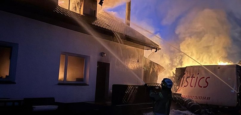 Pułtuscy strażacy ujawniają przebieg akcji w Dzierżeninie. I dziękują!