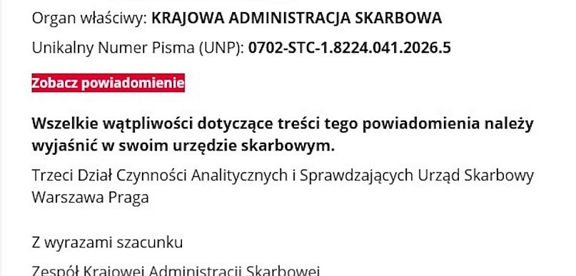 Oszuści podszywają się pod KAS i urzędy skarbowe