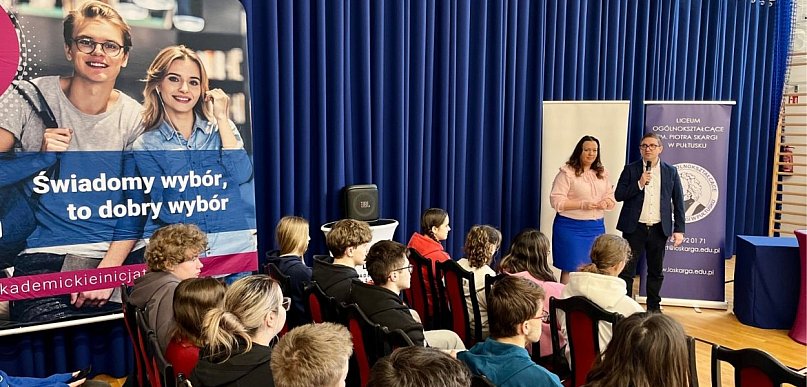 Regionalne Akademickie Targi w LO im. Piotra Skargi w Pułtusu