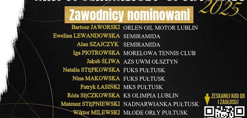 Tu zagłosujesz na Sportowca Roku