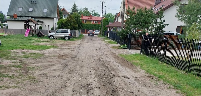Proszę o interwencję w sprawie złego stanu ulicy