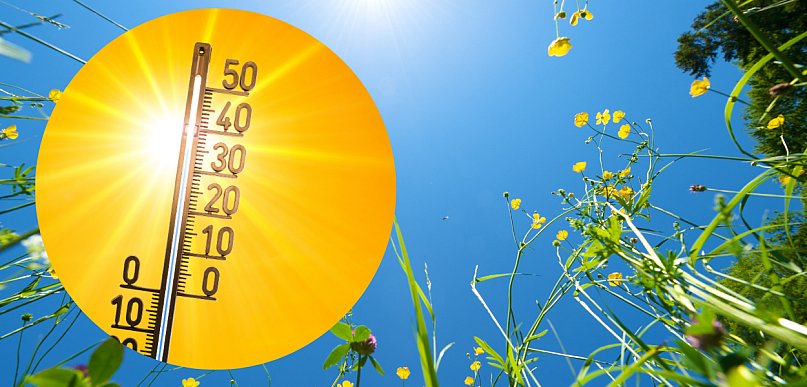 Wtorek bardzo ciepły z temperaturą do 30 st. C; niewykluczone burze