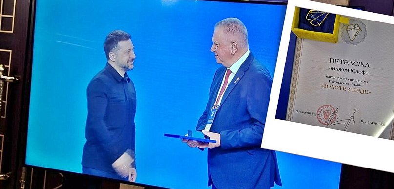 Burmistrz Płońska uhonorowany przez prezydenta Ukrainy