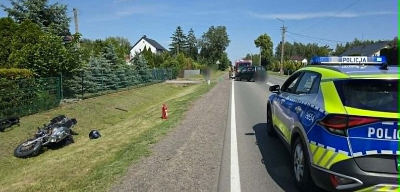 Kolejny wypadek motocyklowy w regionie
