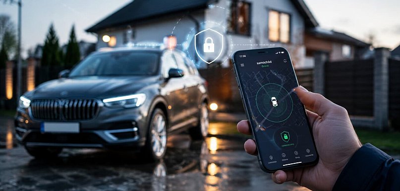 Auto pod kontrolą także poza garażem