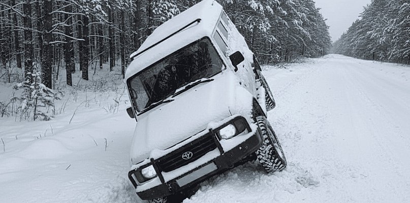 Chciał wyciągać auto z rowu. Policja szybko go zatrzymała - 35032