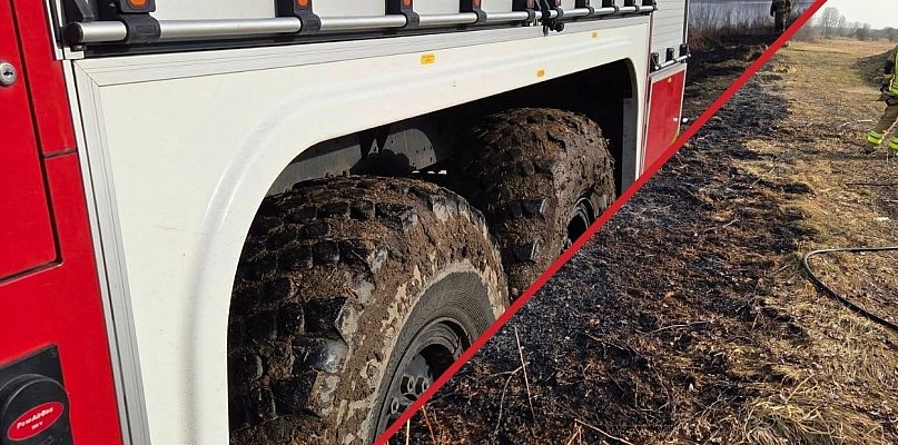 Policja ostrzegała! Kilka godzin później wybuchł pożar