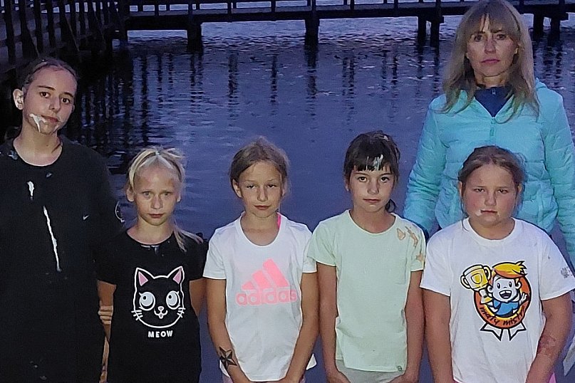 Wakacyjne treningi dziewcząt z Winnicy