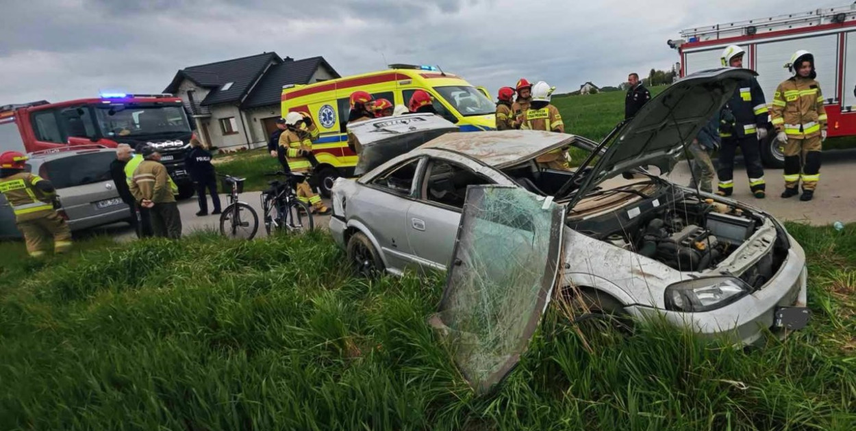 Służby ratunkowe w akcji w Błędostowie!