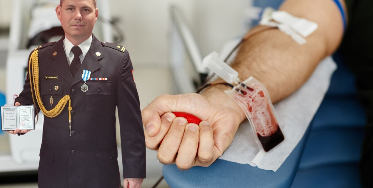 mł. bryg. Konrad Chrzanowski - „Zasłużony dla Zdrowia Narodu” w Warszawie