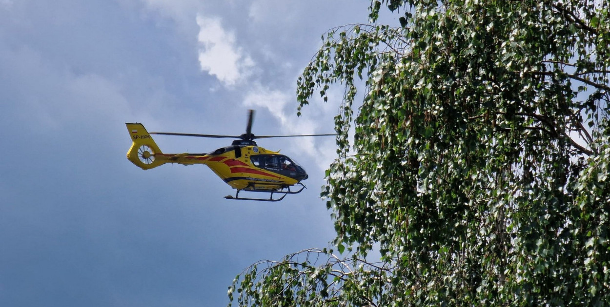 W gminie Winnica lądował śmigłowiec Lotniczego Pogotowia Ratowniczego 