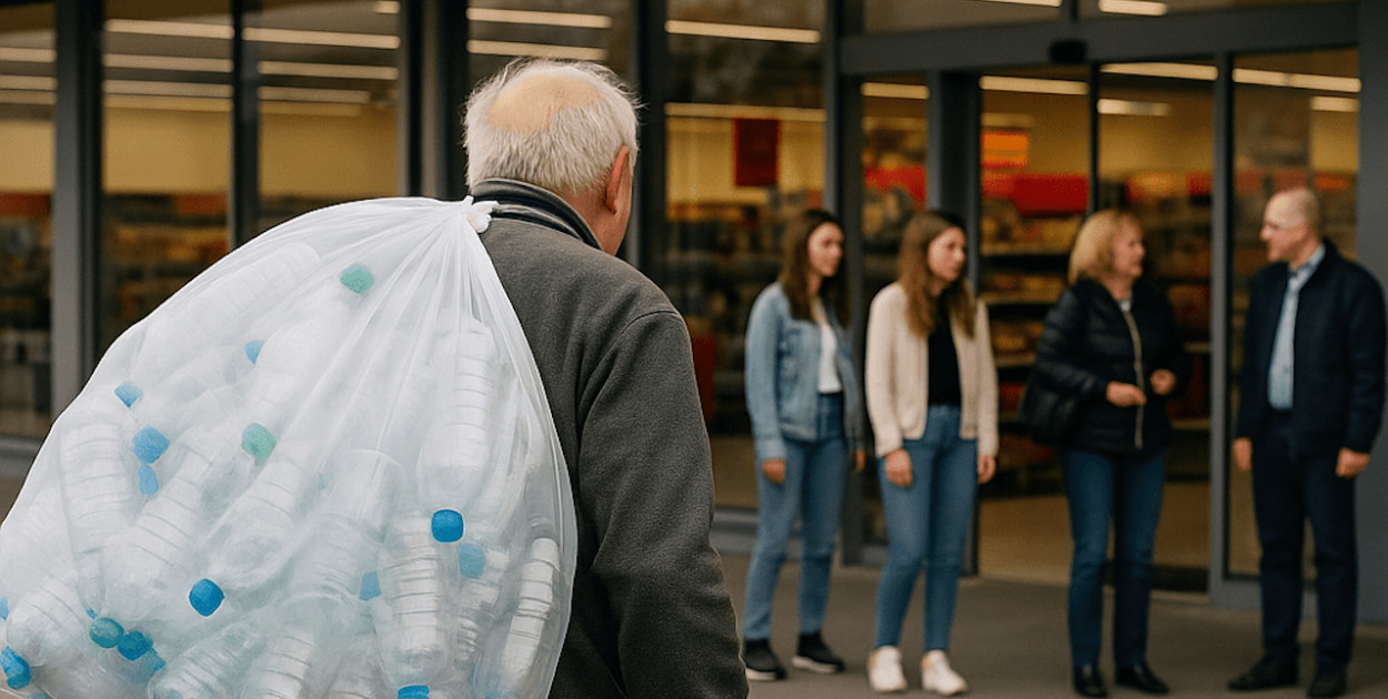 Plastikowe butelki i puszki w systemie kaucyjnym – od 1 października zmiany dla mieszkańców/ AI