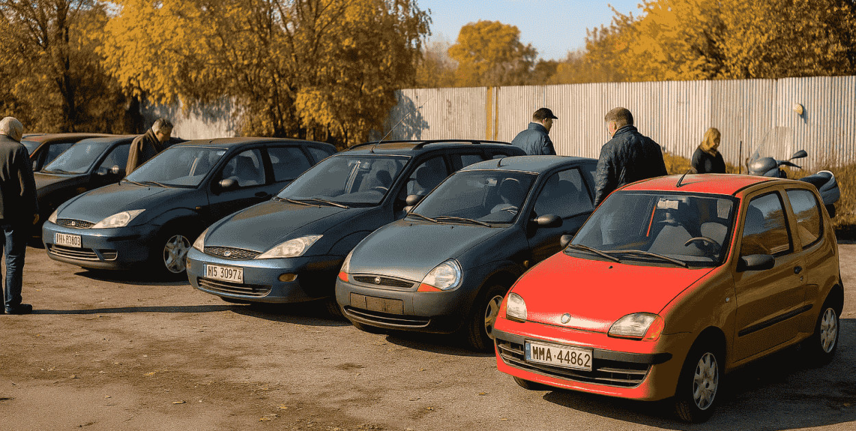 Licytacja samochodów w Pułtusku – kultowe modele już od 225 zł w październiku 2025!/ AI