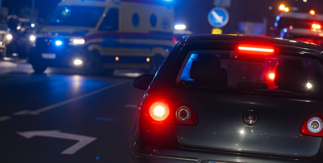 Na ul. Daszyńskiego doszło do zderzenia dwóch aut