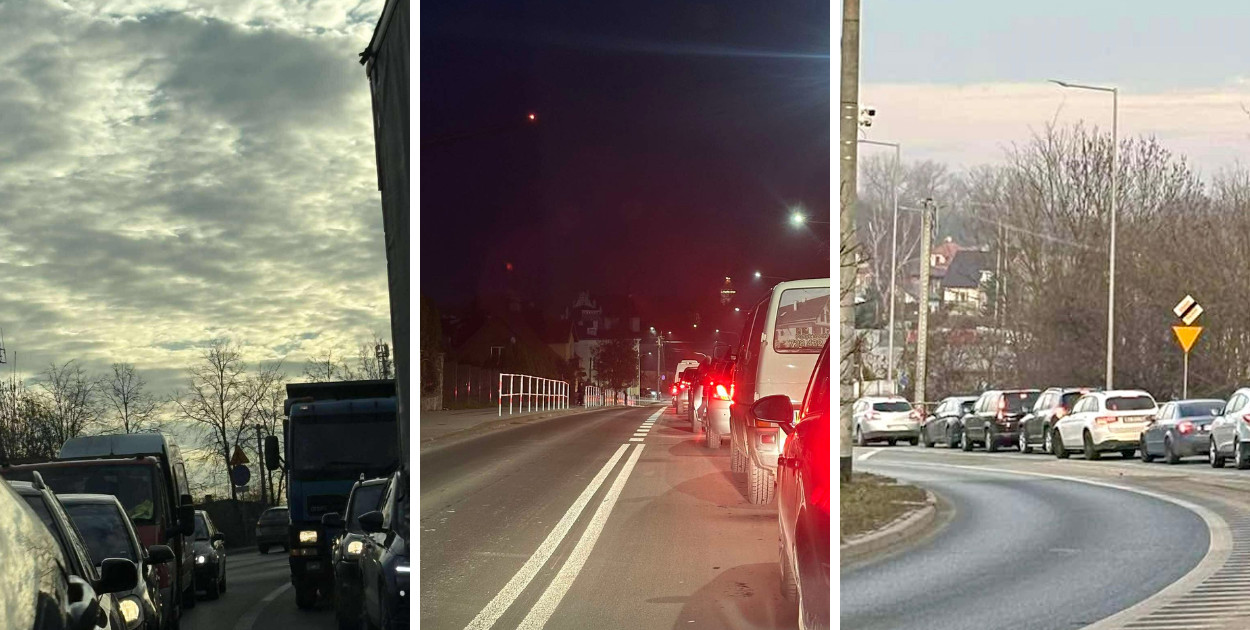 Przed południem ekipy remontowe weszły na most Obrońców Pułtuska i...