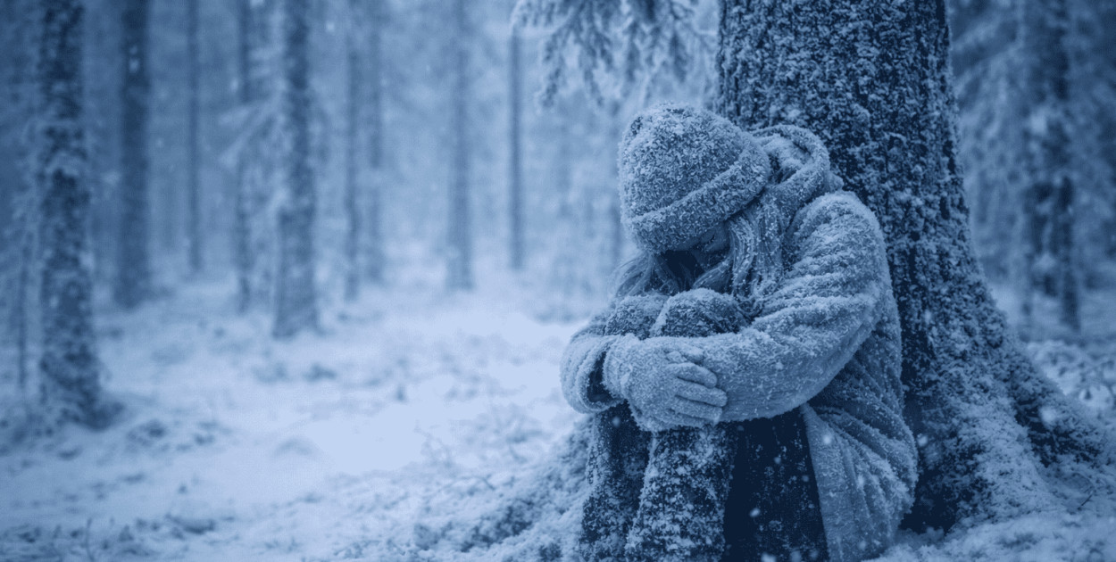 W Puszczy Kampinoskiej zamarzła kobieta