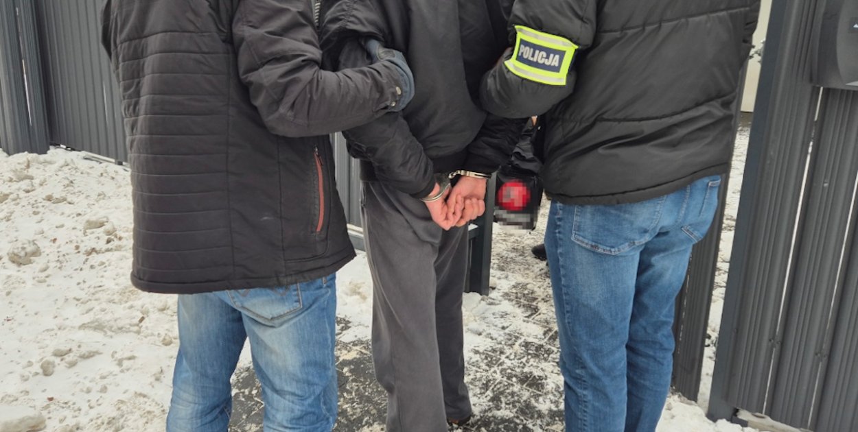 Ścigany przez sąd w Pułtusku zatrzymany. Policja musiała negocjować