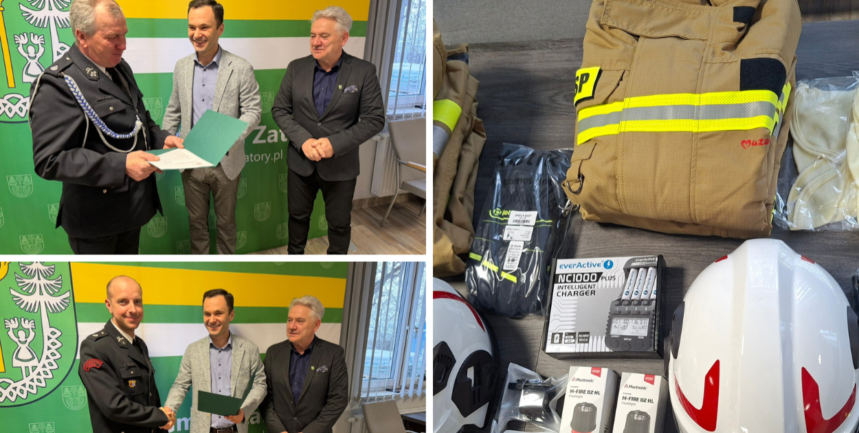 Strażacy z Gminy Zatory dostali prezenty. Zobacz, co trafiło do OSP