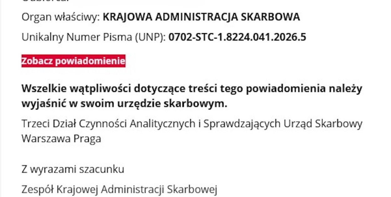 Oszuści podszywają się pod KAS i urzędy skarbowe