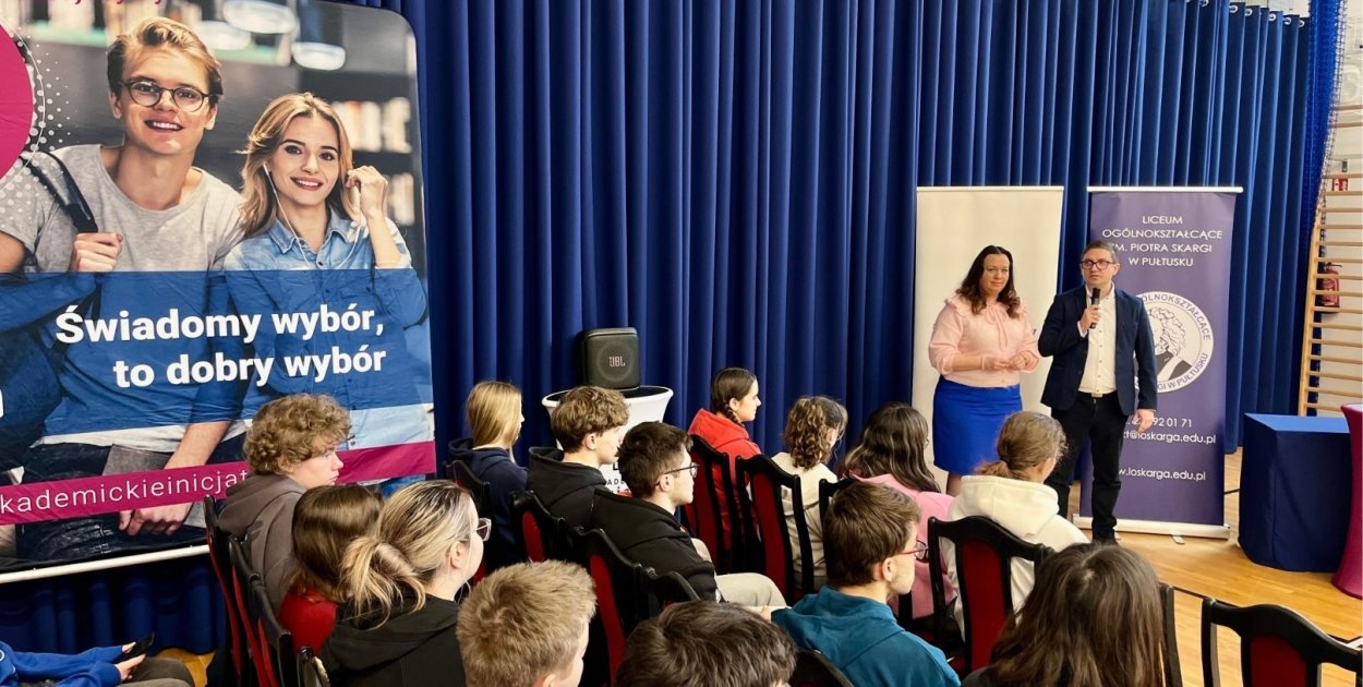 Regionalne Akademickie Targi w LO im. Piotra Skargi w Pułtusu