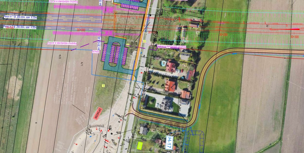 Linia kolejowa przez Pułtusk. Mamy aktualny wariant przebiegu trasy