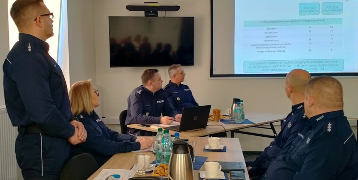 Pułtuscy policjanci ocenili swój rok pracy. Oto liczby [ANKIETA]