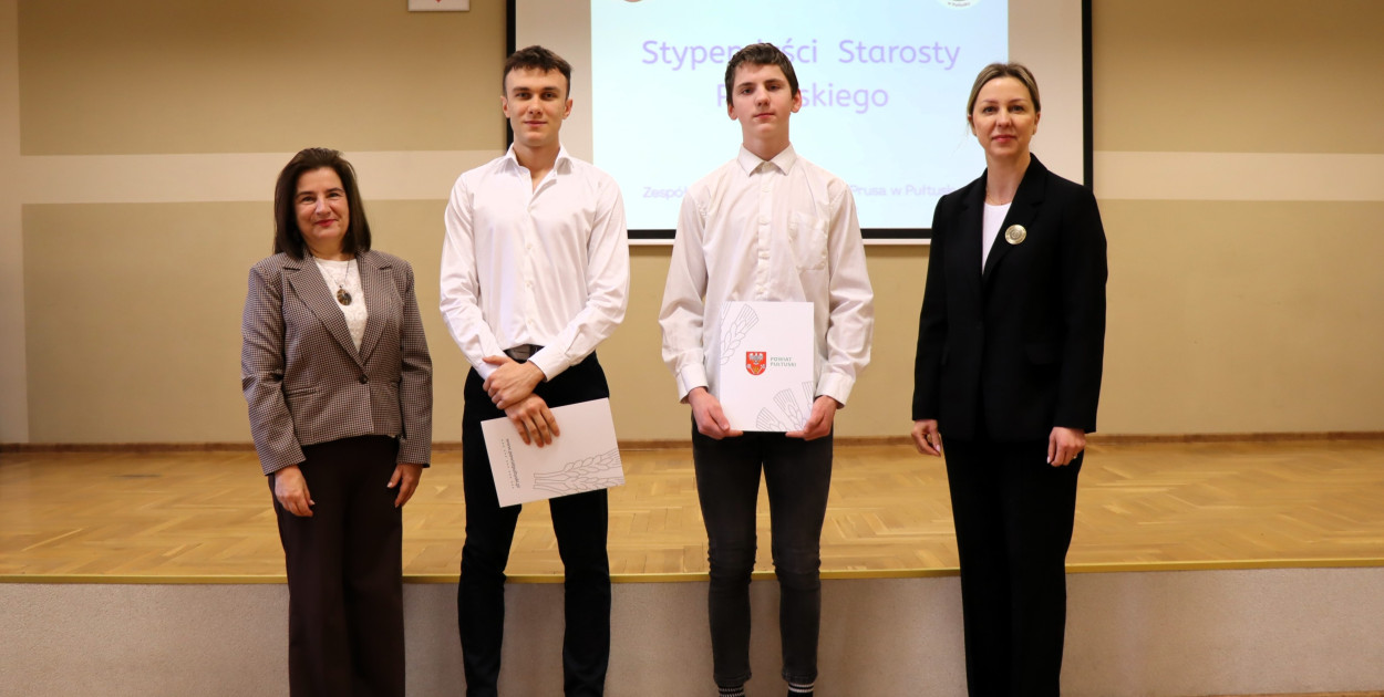 Stypendyści Starosty Pułtuskiego