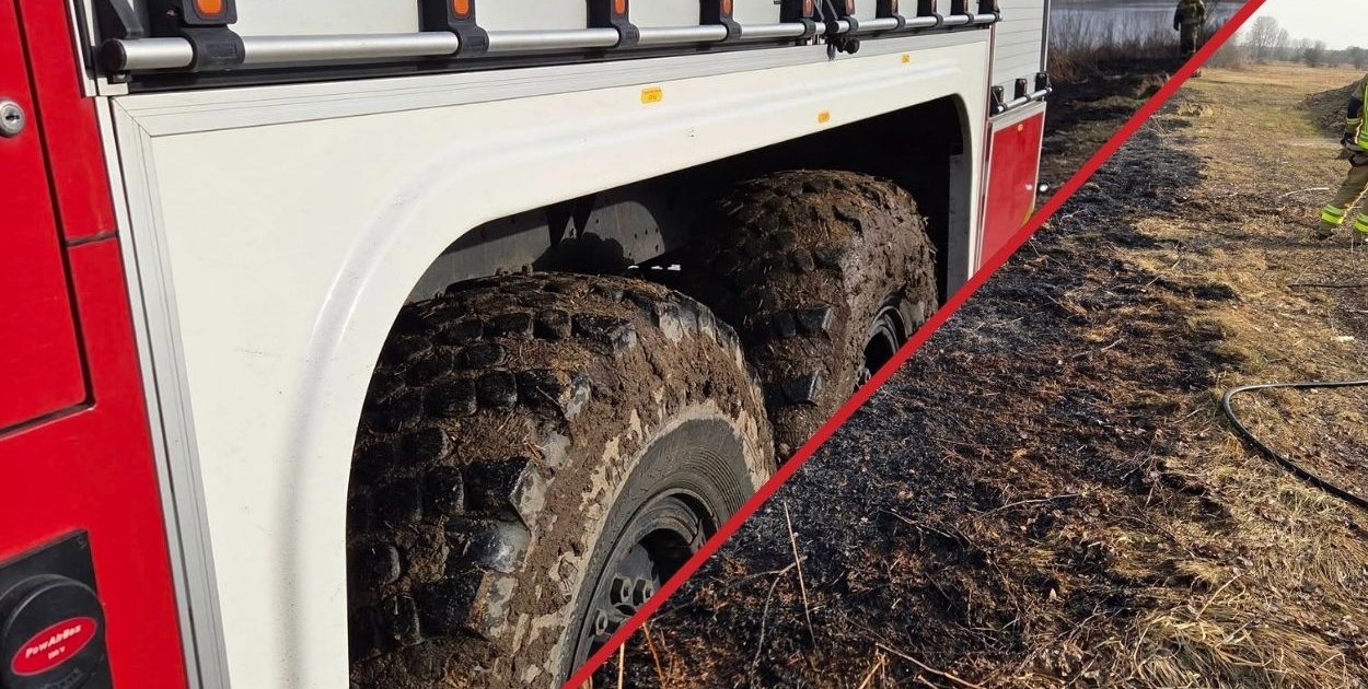 Policja ostrzegała! Kilka godzin później wybuchł pożar