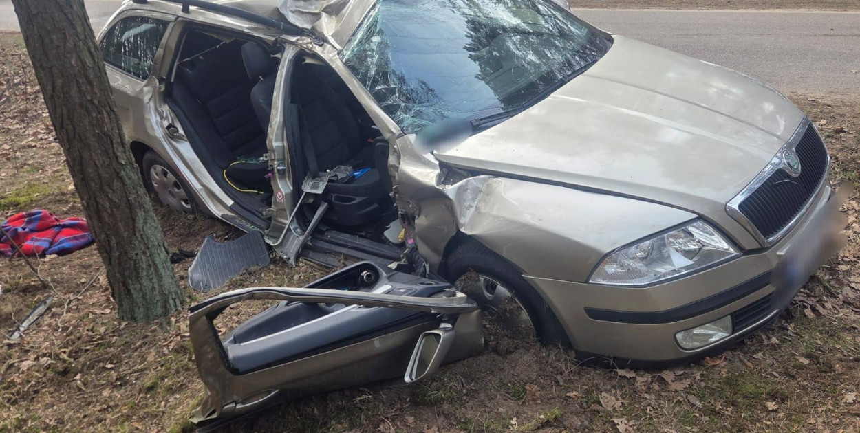 Kierowca uciekł z miejsca wypadku. Zostawił ranną