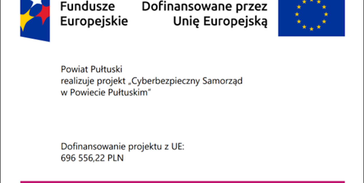 Cyberbezpieczny Samorząd w Powiecie Pułtuskim