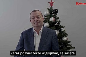 Życzenia świąteczne od wicemarszałka