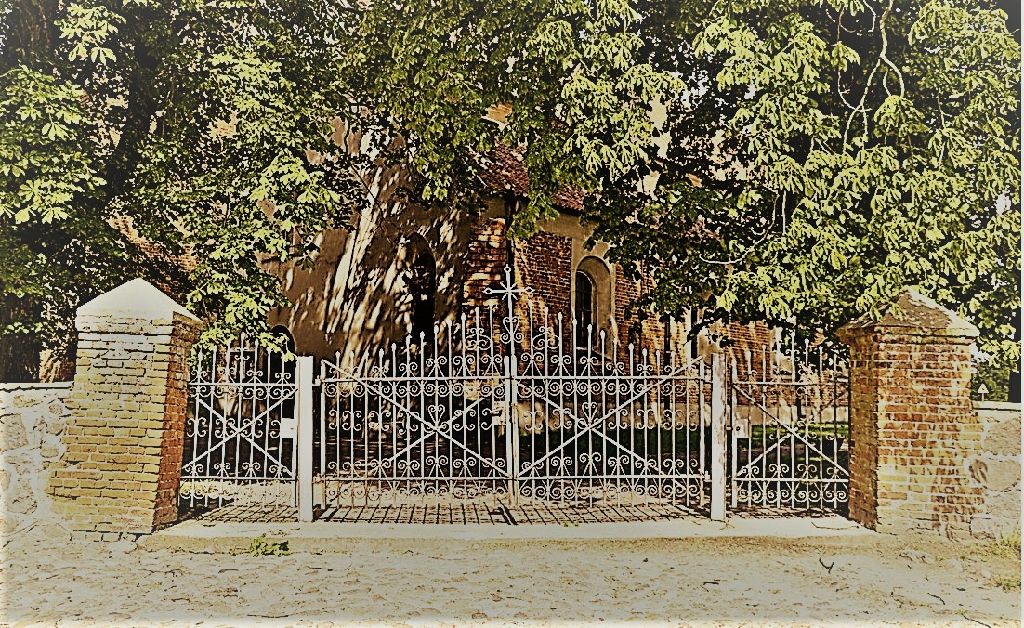 Zabytkowe ogrodzenie z bramami w Winnicy